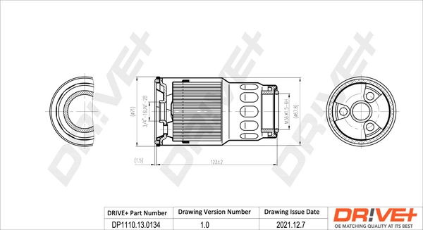 Dr!ve+ Üzemanyagszűrő - DP1110.13.0134 - TothCarparts