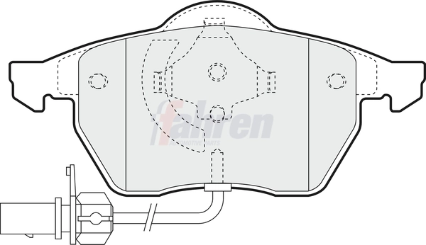 Fahren fékbetétkészlet, tárcsafék - FBP3016 - TothCarparts