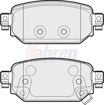 Fahren fékbetétkészlet, tárcsafék - FBP3852 - TothCarparts
