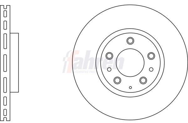 Fahren féktárcsa - FBD6123 - TothCarparts