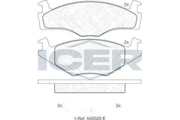 ANDEL fékbetétkészlet, tárcsafék - 181048 - TothCarparts