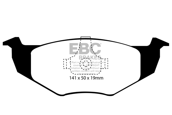 EBC Brakes fékbetétkészlet, tárcsafék - DP21056 - TothCarparts