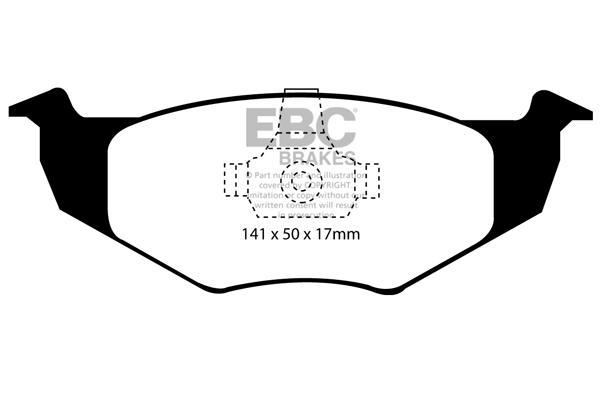 EBC Brakes fékbetétkészlet, tárcsafék - DP21064 - TothCarparts