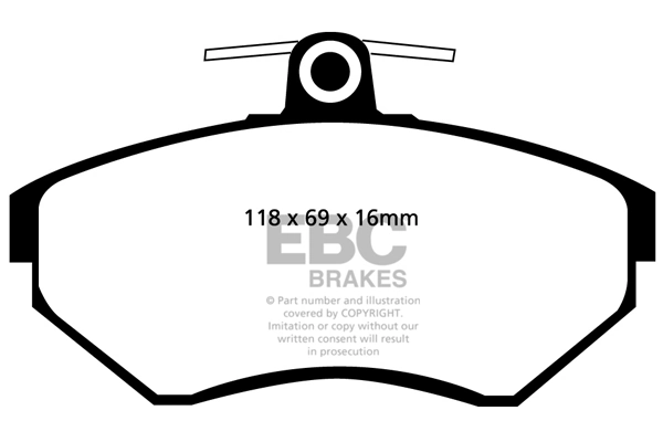 EBC Brakes fékbetétkészlet, tárcsafék - DP21112 - TothCarparts