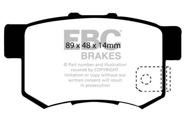 EBC Brakes fékbetétkészlet, tárcsafék - DP21193 - TothCarparts