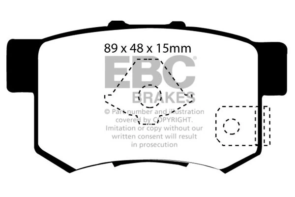 EBC Brakes fékbetétkészlet, tárcsafék - DP21193/2 - TothCarparts