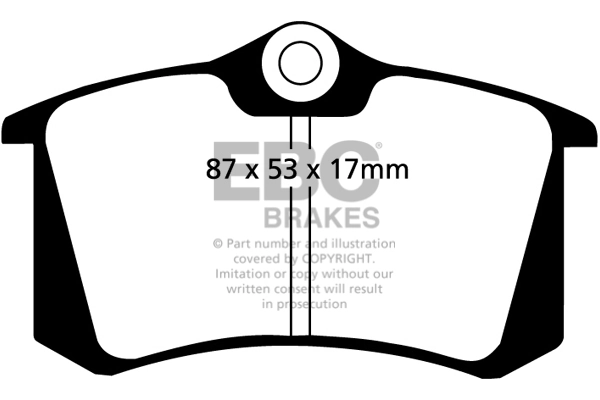 EBC Brakes fékbetétkészlet, tárcsafék - DP21230 - TothCarparts