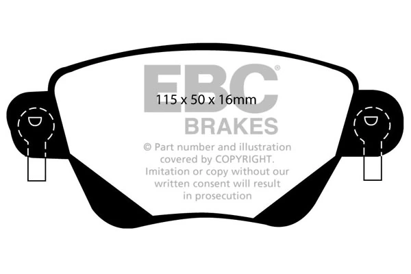 EBC Brakes fékbetétkészlet, tárcsafék - DP21350 - TothCarparts