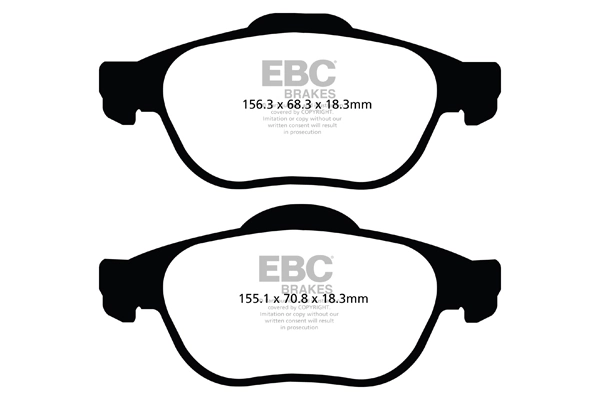 EBC Brakes fékbetétkészlet, tárcsafék - DP21353/2 - TothCarparts