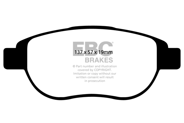 EBC Brakes fékbetétkészlet, tárcsafék - DP21375 - TothCarparts