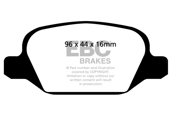 EBC Brakes fékbetétkészlet, tárcsafék - DP21430 - TothCarparts