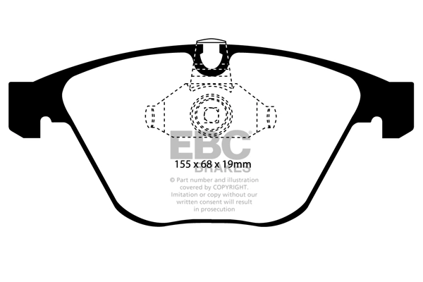 EBC Brakes fékbetétkészlet, tárcsafék - DP21449 - TothCarparts