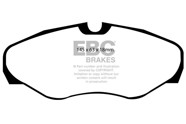 EBC Brakes fékbetétkészlet, tárcsafék - DP21461 - TothCarparts
