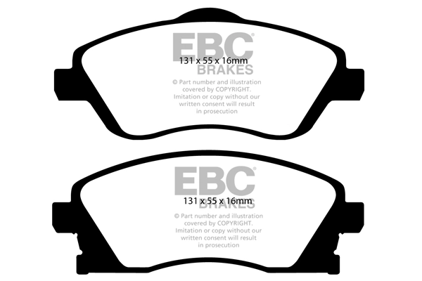 EBC Brakes fékbetétkészlet, tárcsafék - DP21476 - TothCarparts