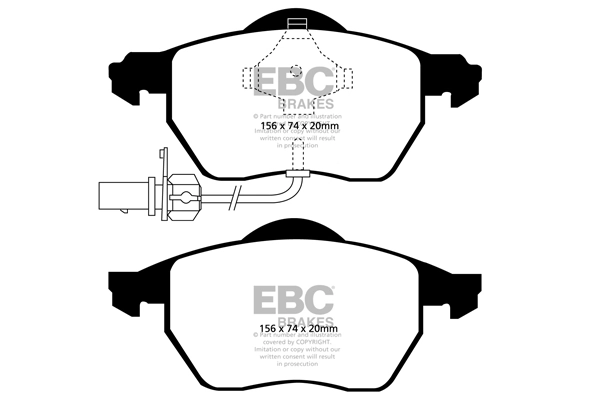 EBC Brakes fékbetétkészlet, tárcsafék - DP21483 - TothCarparts