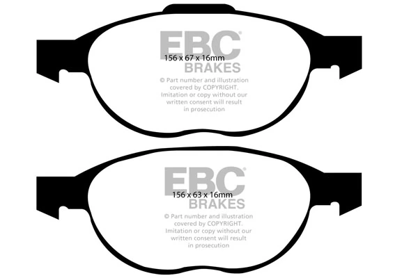 EBC Brakes fékbetétkészlet, tárcsafék - DP21524 - TothCarparts