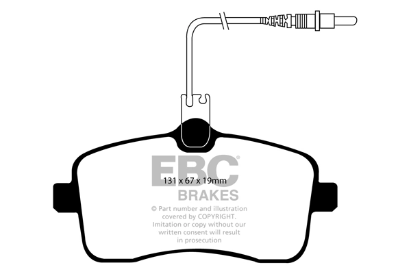 EBC Brakes fékbetétkészlet, tárcsafék - DP21549 - TothCarparts