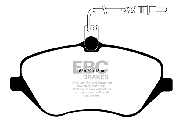 EBC Brakes fékbetétkészlet, tárcsafék - DP21550 - TothCarparts