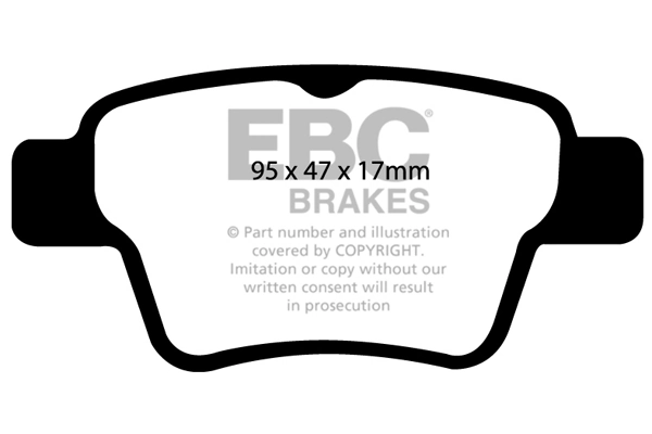 EBC Brakes fékbetétkészlet, tárcsafék - DP21575 - TothCarparts