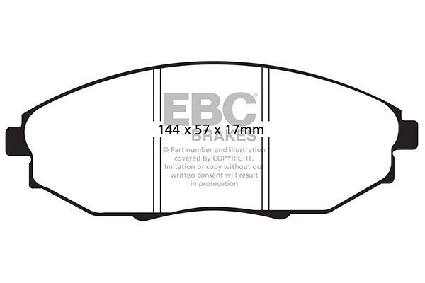 EBC Brakes fékbetétkészlet, tárcsafék - DP21750 - TothCarparts
