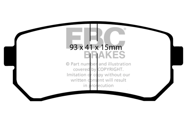 EBC Brakes fékbetétkészlet, tárcsafék - DP21769 - TothCarparts