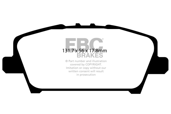 EBC Brakes fékbetétkészlet, tárcsafék - DP21901 - TothCarparts
