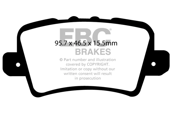 EBC Brakes fékbetétkészlet, tárcsafék - DP21902 - TothCarparts
