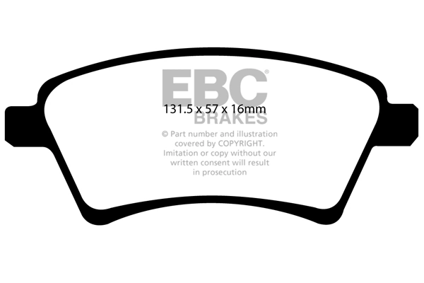 EBC Brakes fékbetétkészlet, tárcsafék - DP21925 - TothCarparts