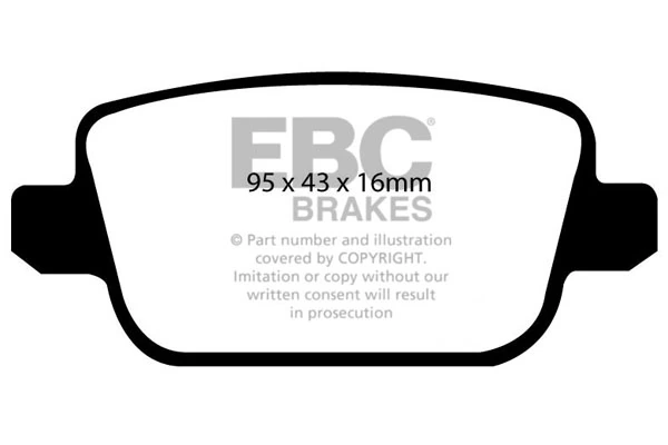 EBC Brakes fékbetétkészlet, tárcsafék - DP21933 - TothCarparts