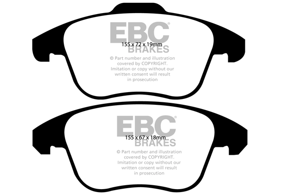 EBC Brakes fékbetétkészlet, tárcsafék - DP21960 - TothCarparts