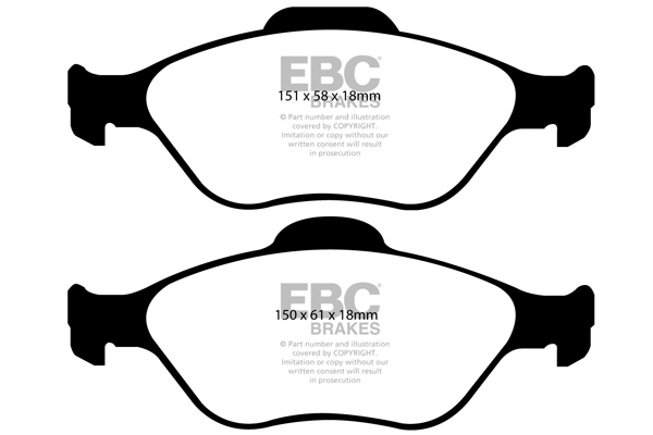 EBC Brakes fékbetétkészlet, tárcsafék - DP21972 - TothCarparts