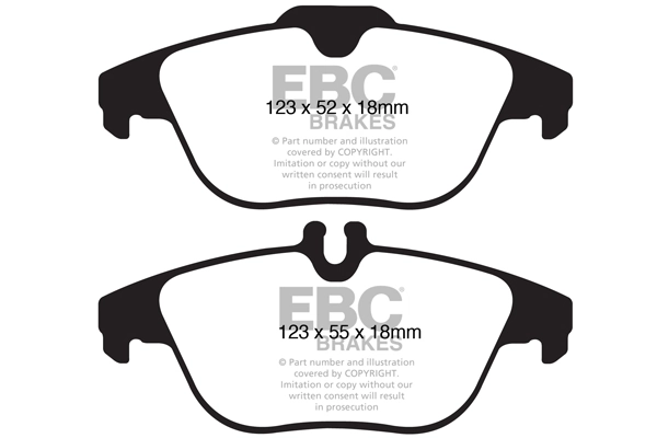 EBC Brakes fékbetétkészlet, tárcsafék - DP21990 - TothCarparts