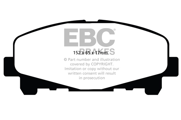 EBC Brakes fékbetétkészlet, tárcsafék - DP21999 - TothCarparts