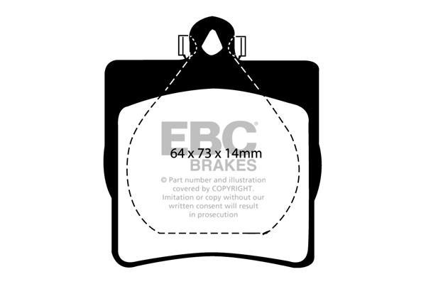 EBC Brakes fékbetétkészlet, tárcsafék - DP31191C - TothCarparts
