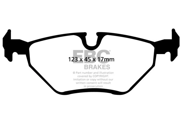 EBC Brakes fékbetétkészlet, tárcsafék - DP31289C - TothCarparts