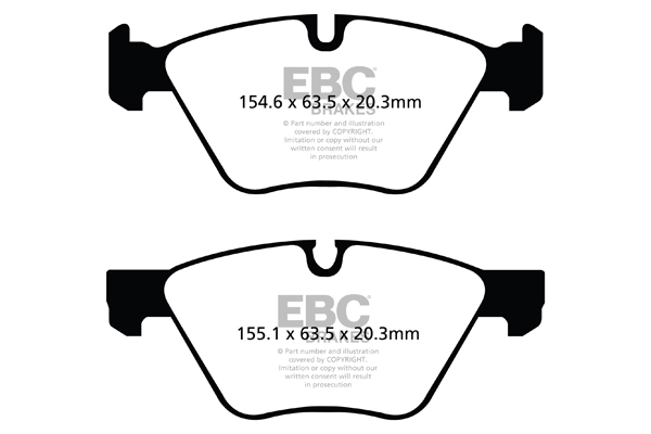EBC Brakes fékbetétkészlet, tárcsafék - DP31493C - TothCarparts