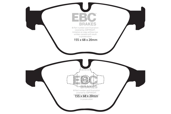 EBC Brakes fékbetétkészlet, tárcsafék - DP31512C - TothCarparts