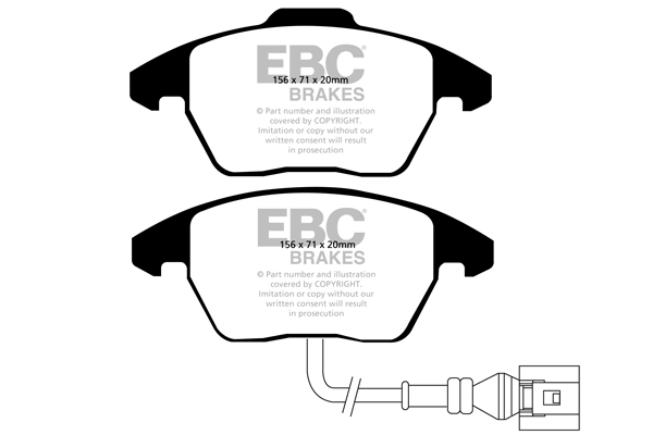 EBC Brakes fékbetétkészlet, tárcsafék - DP31517C - TothCarparts