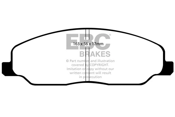 EBC Brakes fékbetétkészlet, tárcsafék - DP31740C - TothCarparts