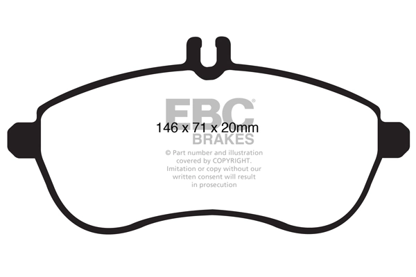 EBC Brakes fékbetétkészlet, tárcsafék - DP31989C - TothCarparts