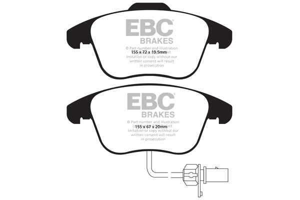 EBC Brakes fékbetétkészlet, tárcsafék - DP31998C - TothCarparts