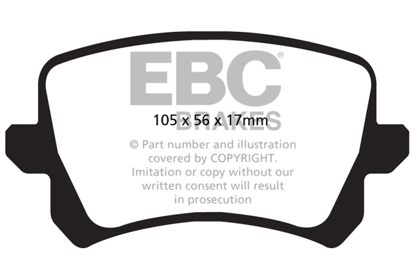 EBC Brakes fékbetétkészlet, tárcsafék - DP32004C - TothCarparts