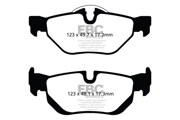 EBC Brakes fékbetétkészlet, tárcsafék - DP32069C - TothCarparts