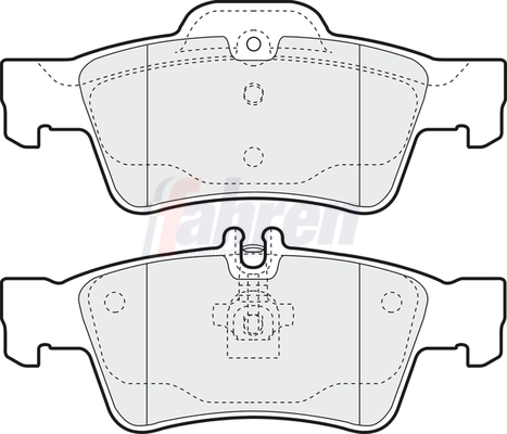 Fahren fékbetétkészlet, tárcsafék - FBP3187 - TothCarparts