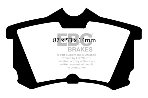 EBC Brakes fékbetétkészlet, tárcsafék - DP51216NDX - TothCarparts