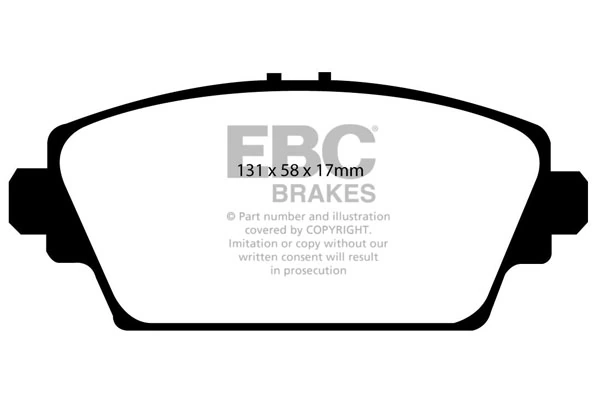 EBC Brakes fékbetétkészlet, tárcsafék - DP51339NDX - TothCarparts