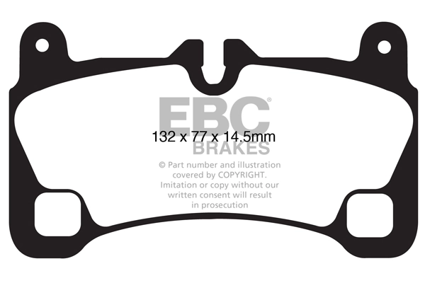 EBC Brakes fékbetétkészlet, tárcsafék - DP51836NDX - TothCarparts