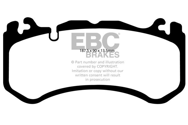 EBC Brakes fékbetétkészlet, tárcsafék - DP51939NDX - TothCarparts