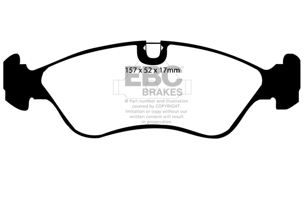 EBC Brakes fékbetétkészlet, tárcsafék - DP5760NDX - TothCarparts