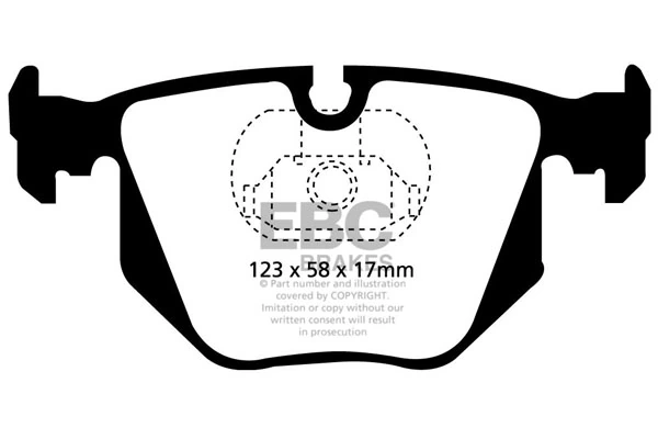 EBC Brakes fékbetétkészlet, tárcsafék - DP61118 - TothCarparts